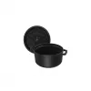 Staub La Cocotte 20 cm rotonda, nero, ghisa (40509-487-0)
