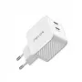 Caricabatterie GaN Nevox 45W Dual USB-C Power Delivery, bianco, modello 2569