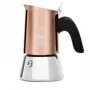 Bialetti Venus - caffettiera - 0,09 l - rame - acciaio inox - acciaio inox - 2 tazze - termoplastica