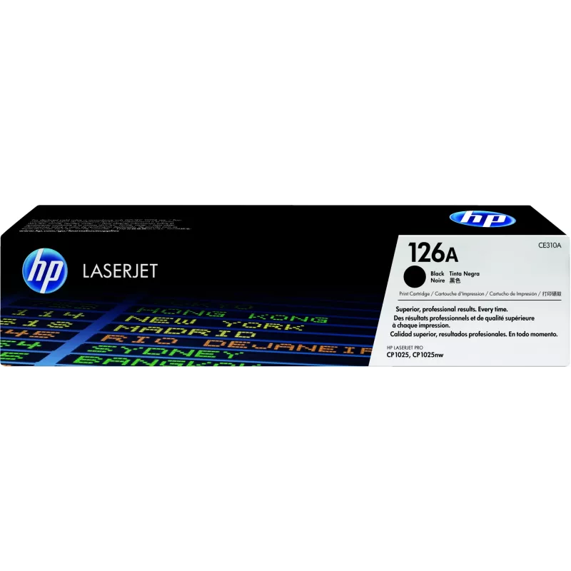 Cartuccia toner HP 126A originale LaserJet nero, 1200 pagine, nero, 1 pezzo