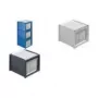 Helit H6110034 Organizer da scrivania in plastica blu (H6110034)