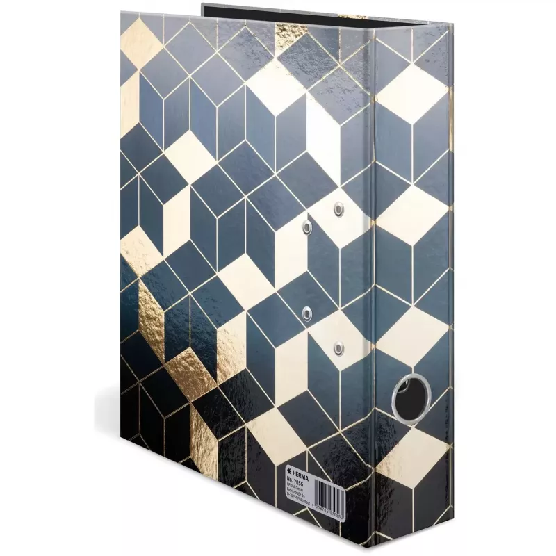 HERMA 7056 raccoglitore A4 cartone blu - oro (7056)