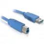 Cavo USB DeLOCK USB3.0 A-B connettore maschio/connettore maschio 5 m