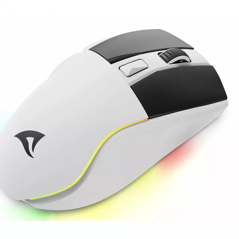 Sharkoon SGM50W mouse gaming per destrimani RF wireless + USB Type-A ottico 6400 DPI