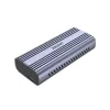 Case per SSD Unitek SolidForce Reefer grigio – M.2 NVMe PCIe, USB‑C 10 Gbit/s, alluminio, 1 unità