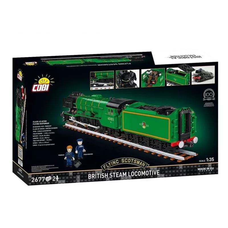 Cobi Flying Scotsman locomotiva a vapore britannica, set di costruzioni, 1:35, 2677 pezzi