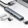 Hub USB QOLTEC 53793 — ingresso USB 3.0, 3× porte USB 2.0