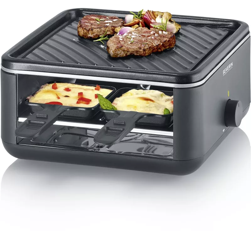Raclette-grill Severin RG 2360 4 persone 800 W nero