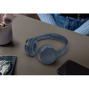 Muse M-272 BTB Cuffie/Headset Wireless Archetto Musica USB Type-C Blu