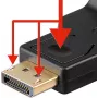 Goobay adattatore DisplayPort-a-VGA 1.1, 0,15 m (60606)