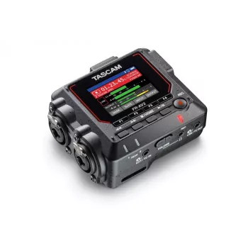 Registratore audio portatile Tascam FR2-AV — 2 tracce, 2 ingressi combo XLR, interfaccia USB-C, 48–192 kHz, 24/32 bit, microSD fino a 512 GB