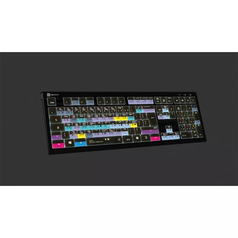 Tastiera Logickeyboard ASTRA 2 USB AZERTY inglese nero