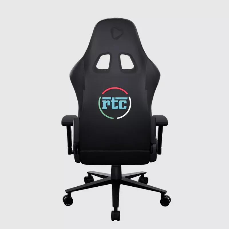 Sedia da gaming Onex RTC Embrace Hardcore nero — design ergonomico, regolabile in altezza e reclinabile