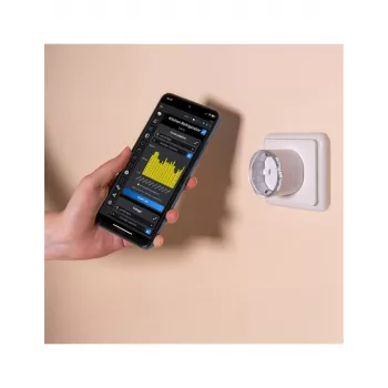 Presa smart Shelly Plug S Gen3 — presa smart Wi‑Fi con monitoraggio energia, Type F, 110–230 V, 2500 W, bianca