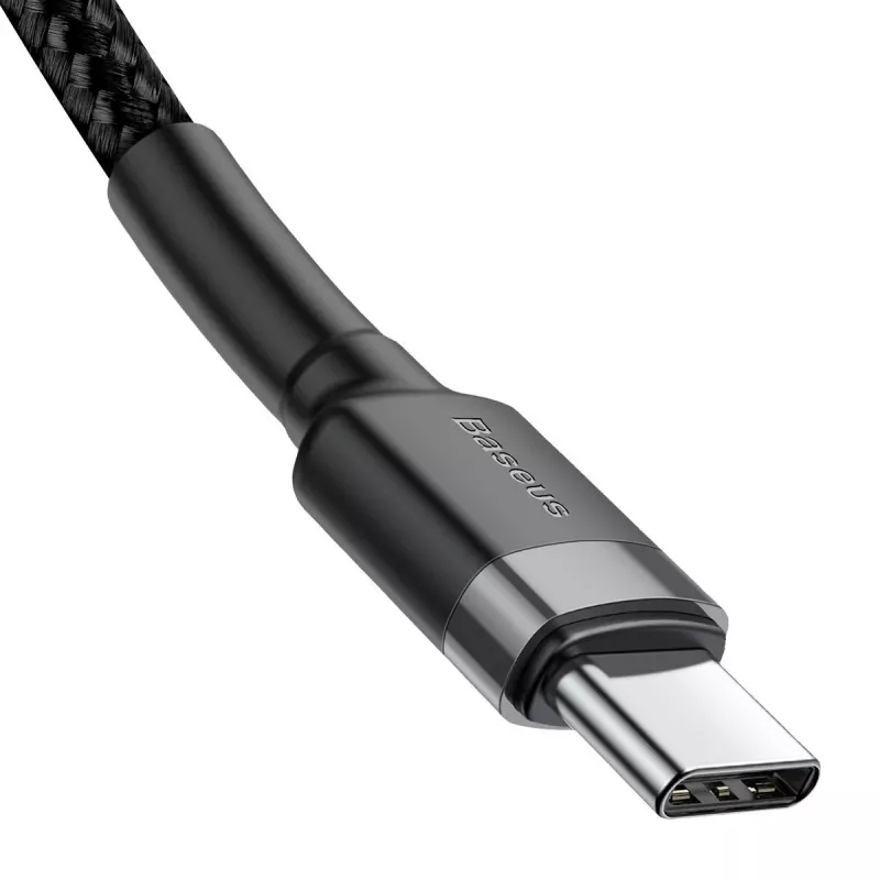 Cavo USB Baseus Cafule 2m USB C nero grigio