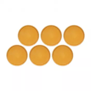 Arpeggio set 6 piatti da insalata 21 cm, arancione