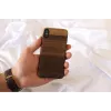 Custodia per smartphone man and wood per iPhone X/XS — fango nero
