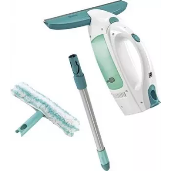 Leifheit puliscivetri Window Vacuum Glass Cleaner Dry&Clean con manico e spazzola 51003
