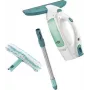 Leifheit puliscivetri Window Vacuum Glass Cleaner Dry&Clean con manico e spazzola 51003