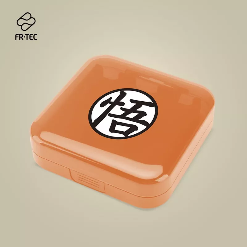 Custodia per cartucce FR-TEC Dragon Ball Super Nintendo Switch arancione