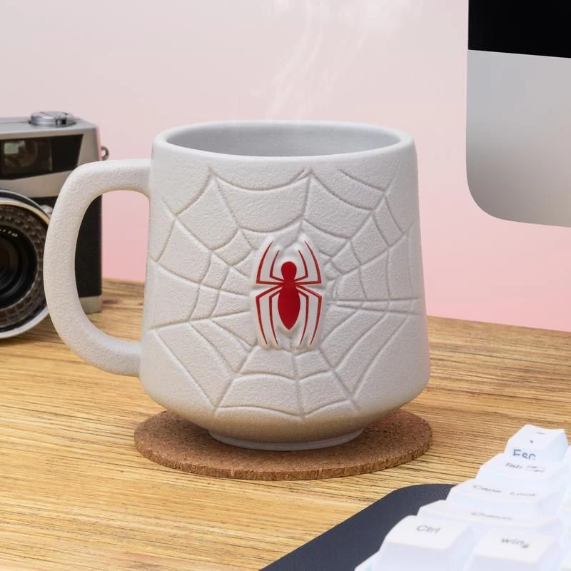 Tazza Paladone Spiderman Shaped Mug grigio 0.45 L, pezzo singolo, 127.6×97.4×100.5 mm