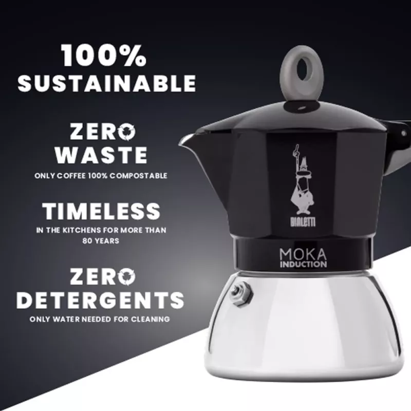 Caffettiera Bialetti Moka Induction 4 tazze