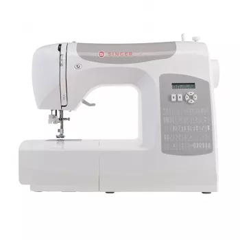 Macchina da cucire computerizzata SINGER C5205 elettrica grigio bianco 1 passo