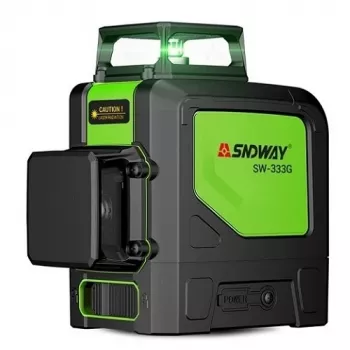 Livella laser SNDWAY SW-333G 30 m raggio verde