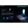 Nitecore TIKI GITD BLUE torcia, serie T, 300 lumen