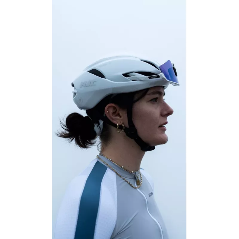 Casco per bici HJC FURION 3.0 White Hologram, taglia L
