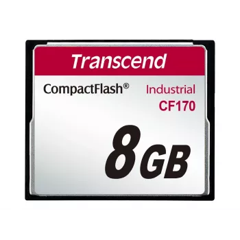 Transcend Industrial - Scheda di memoria flash - 8 GB - 170x - CompactFlash (TS8GCF170)