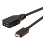 ROLINE adattatore cavo USB 3.1, USB Type-C - A, ST/BU, OTG, nero, 0,15 m (11.02.9030)