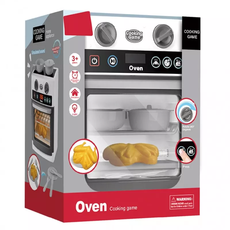 Cucina giocattolo con forno Madej 011191 – design moderno compatto, set di gioco di ruolo per bambini