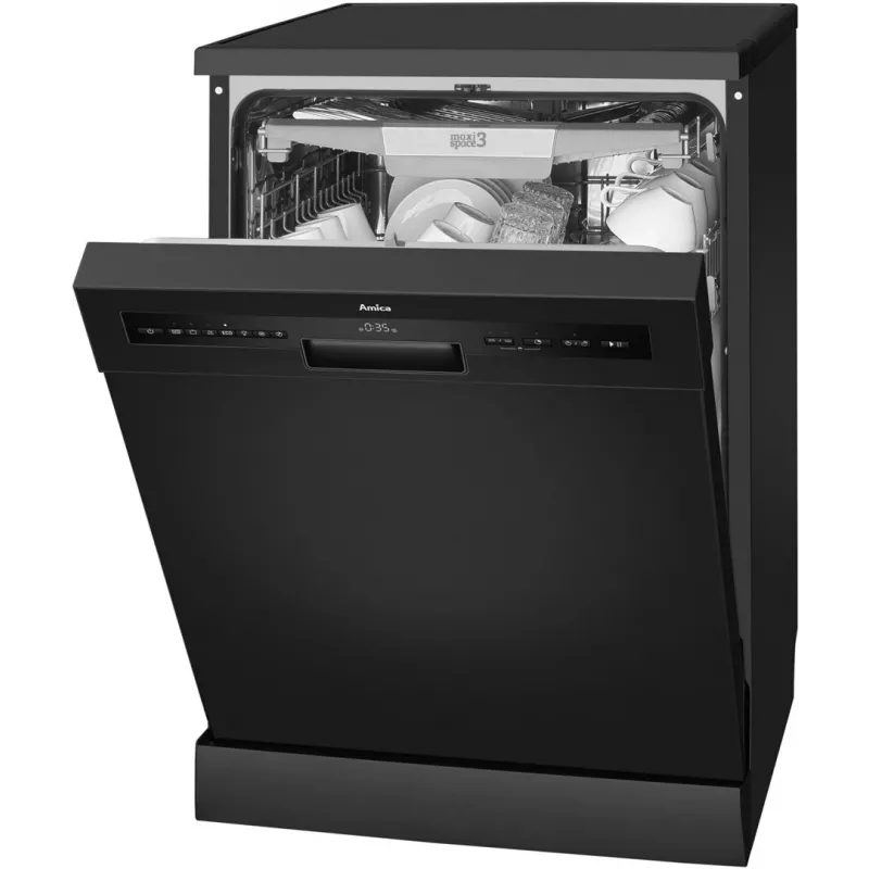Lavastoviglie a libera installazione AMICA MV 637 DCB — 14 coperti, full size 60 cm, motore inverter, 7 programmi, 44 dB