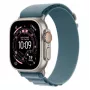 Smartwatch Apple Watch Ultra 3 GPS + Cellular 49 mm cassa Natural Titanium con Light Blue Alpine Loop (piccolo)