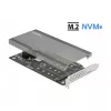 Scheda DeLOCK PCI Express x16 su 4 x NVMe M.2 Key M interne 89044