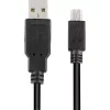 Cavo USB 2.0, connettore maschio USB-A > connettore maschio Mini-USB (nero, 2,0 metri, doppio schermo)