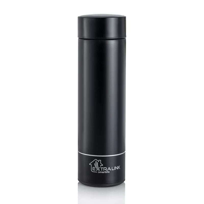 Extralink Smart Travel Mug nero, tazza termica con display LED