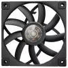 Ventola per case slim PWM da 120 mm DeepCool FT12 slim – nera, design low-profile, controllo PWM