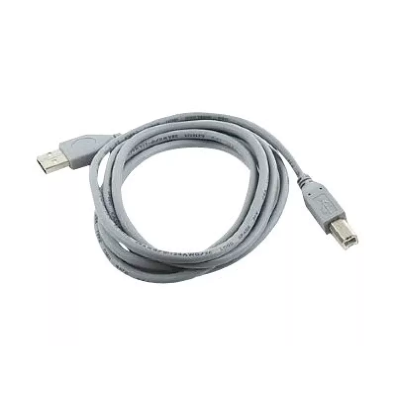 Cavo USB 2.0 connettore maschio A a connettore maschio B, 1,8 m, grigio