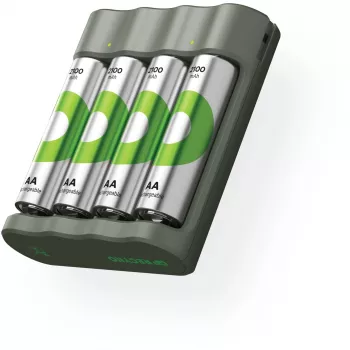 Caricabatterie GP B441 per batterie ricaricabili NiMH AA e AAA