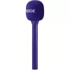 Copertura per microfono (viola) per Rode Interview GO Lavalier-Kit – accessorio filtro pop/antivento
