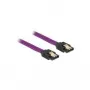 Cavo SATA DeLOCK 83689 0,2 m viola