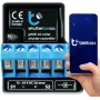 Modulo I/O bleBox shutterBoxDC 2x ingressi binari, 2x uscite relè 230V