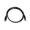 Cavo patch LAN Extralink Cat5e FTP 1 m, F/UTP schermato, RJ-45 su RJ-45, nero