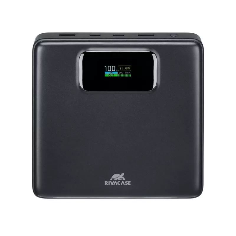 Powerbank Rivacase VA1091 — 25800 mAh, potenza totale in uscita 100 W, porte USB