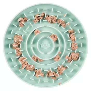 Piastra da leccare Trixie Junior 15 cm — ciotola da leccare per cani, verde, diametro 15 cm, junior, 200 g