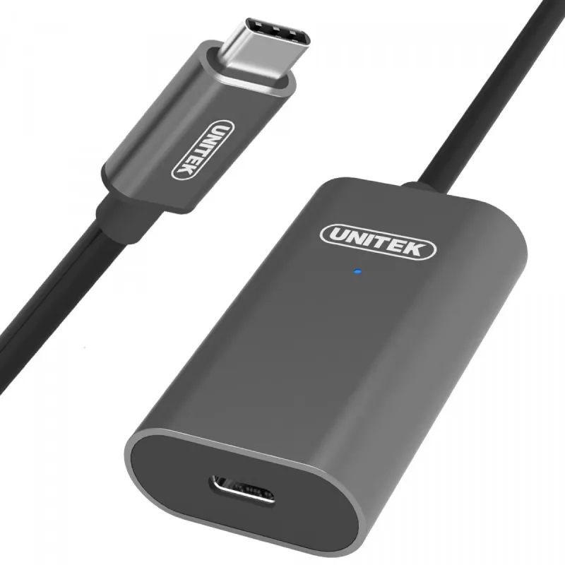 Cavo USB UNITEK U305A 5 m USB 3.2 Gen 1 USB C grigio