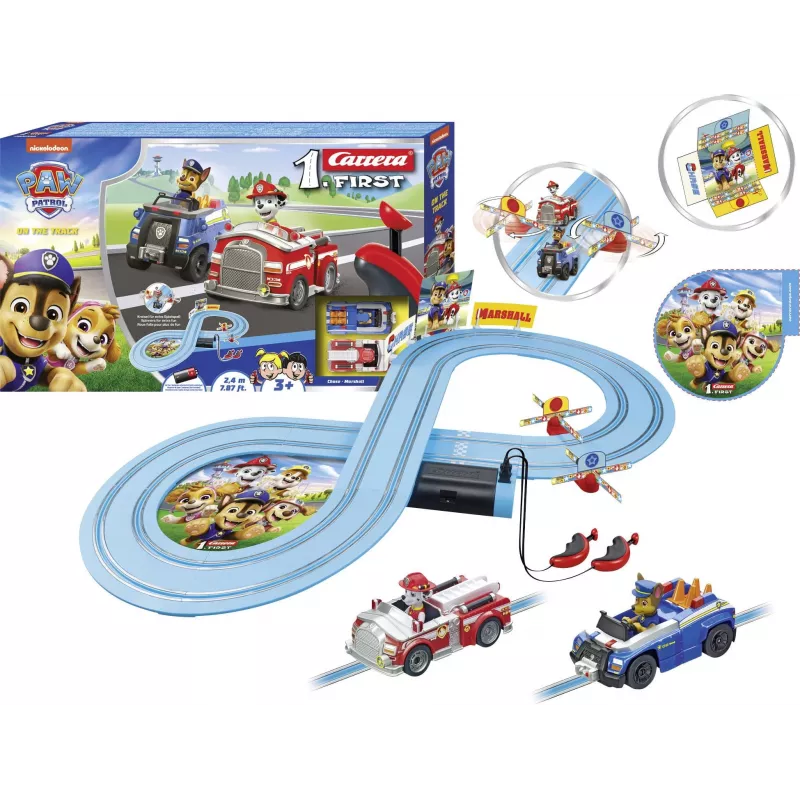 Piste giocattolo CARRERA FIRST Paw Patrol On the Track modello 20063056 — set slot car per bambini