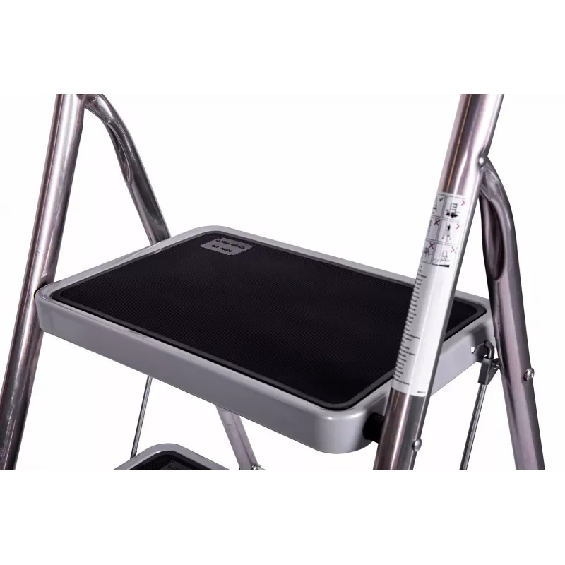 Scaletta pieghevole Krause Toppy XL argento